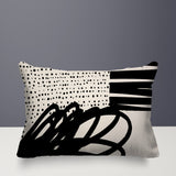 Jofre Abstract Reversible Indoor/Outdoor Rectangle Pillow