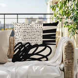 Jofre Abstract Reversible Indoor/Outdoor Square Pillow