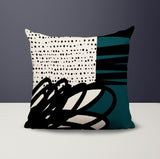 Jofre Abstract Reversible Indoor/Outdoor Square Pillow