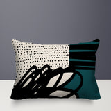 Jofre Abstract Reversible Indoor/Outdoor Rectangle Pillow