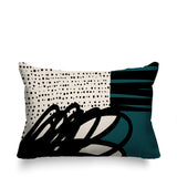 Jofre Abstract Reversible Indoor/Outdoor Rectangle Pillow