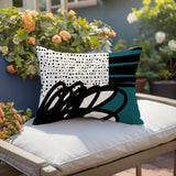 Jofre Abstract Reversible Indoor/Outdoor Square Pillow