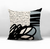 Jofre Abstract Reversible Indoor/Outdoor Square Pillow