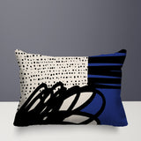 Jofre Abstract Reversible Indoor/Outdoor Rectangle Pillow