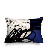Jofre Abstract Reversible Indoor/Outdoor Rectangle Pillow