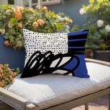 Jofre Abstract Reversible Indoor/Outdoor Square Pillow