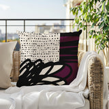 Jofre Abstract Reversible Indoor/Outdoor Square Pillow