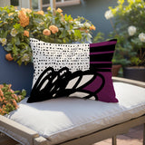 Jofre Abstract Reversible Indoor/Outdoor Square Pillow