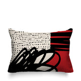 Jofre Abstract Reversible Indoor/Outdoor Rectangle Pillow