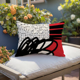Jofre Abstract Reversible Indoor/Outdoor Square Pillow
