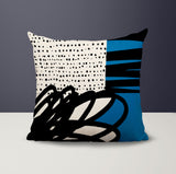 Jofre Abstract Reversible Indoor/Outdoor Square Pillow