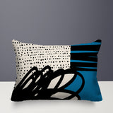 Jofre Abstract Reversible Indoor/Outdoor Rectangle Pillow