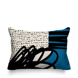 Jofre Abstract Reversible Indoor/Outdoor Rectangle Pillow