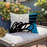 Jofre Abstract Reversible Indoor/Outdoor Square Pillow