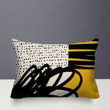 Jofre Abstract Reversible Indoor/Outdoor Rectangle Pillow