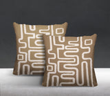 Joni Abstract Reversible Indoor/Outdoor Square Pillow