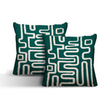 Joni Abstract Reversible Indoor/Outdoor Square Pillow