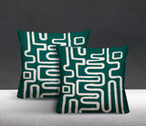 Joni Abstract Reversible Indoor/Outdoor Square Pillow