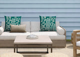 Joni Abstract Reversible Indoor/Outdoor Square Pillow