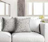 Joni Abstract Reversible Indoor/Outdoor Square Pillow