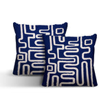 Joni Abstract Reversible Indoor/Outdoor Square Pillow