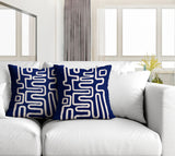 Joni Abstract Reversible Indoor/Outdoor Square Pillow