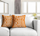 Joni Abstract Reversible Indoor/Outdoor Square Pillow