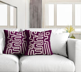 Joni Abstract Reversible Indoor/Outdoor Square Pillow