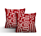 Joni Abstract Reversible Indoor/Outdoor Square Pillow