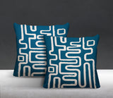 Joni Abstract Reversible Indoor/Outdoor Square Pillow