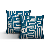 Joni Abstract Reversible Indoor/Outdoor Square Pillow