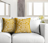 Joni Abstract Reversible Indoor/Outdoor Square Pillow