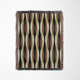 Jordyn Cotton Blend Blanket Throw in Black, full view