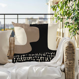 Jovi Abstract Reversible Indoor/Outdoor Square Pillow