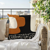Jovi Abstract Reversible Indoor/Outdoor Square Pillow