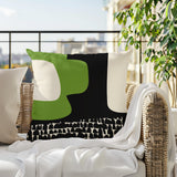 Jovi Abstract Reversible Indoor/Outdoor Square Pillow
