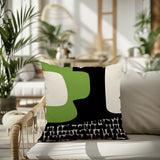 Jovi Abstract Reversible Indoor/Outdoor Square Pillow