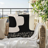 Jovi Abstract Reversible Indoor/Outdoor Square Pillow
