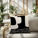 Jovi Abstract Reversible Indoor/Outdoor Square Pillow