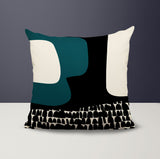 Jovi Abstract Reversible Indoor/Outdoor Square Pillow