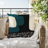 Jovi Abstract Reversible Indoor/Outdoor Square Pillow