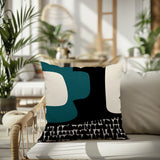 Jovi Abstract Reversible Indoor/Outdoor Square Pillow