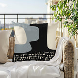 Jovi Abstract Reversible Indoor/Outdoor Square Pillow