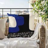 Jovi Abstract Reversible Indoor/Outdoor Square Pillow