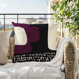 Jovi Abstract Reversible Indoor/Outdoor Square Pillow