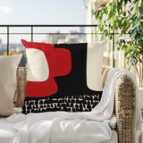 Jovi Abstract Reversible Indoor/Outdoor Square Pillow