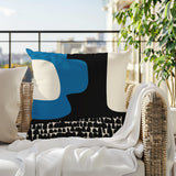 Jovi Abstract Reversible Indoor/Outdoor Square Pillow