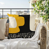 Jovi Abstract Reversible Indoor/Outdoor Square Pillow