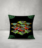 PolyTwill Bird Square Indoor/Outdoor Throw Pillow