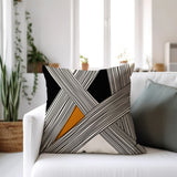 Judy Abstract Spun Polyester Square Indoor/Outdoor Throw Pillow